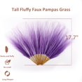 thumbnail image 2 of Hierba artificial de pampa pequeña, 30 unidades, 43 cm, color morado, 2 of 7