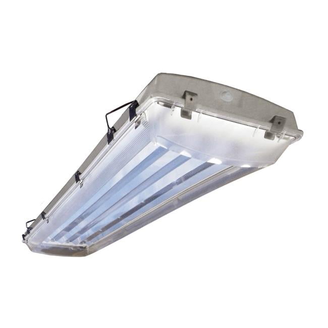 Howard Lighting Vaporproof Highbay Fluorescent Fixture 4-Lamp F54T5HO Ballast 