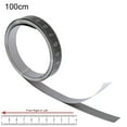 thumbnail image 2 of Windfall 1Pc Self-Adhesive Stainless Steel Measure Tape Ruler Sticker for Carpentry Workbench, Adhesive Backed Tape Measure - Multi-sizes, Left to Right/Middle to Both Sides/Right to Left, 2 of 8
