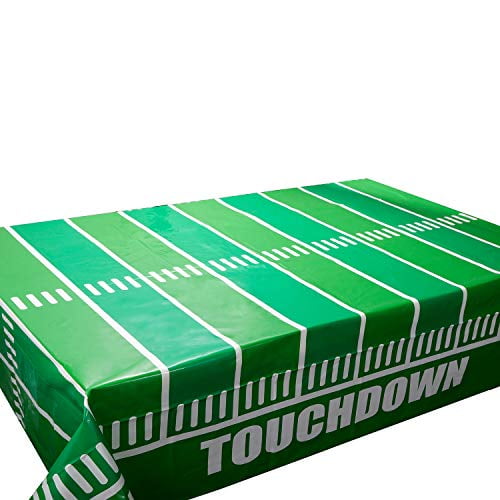 Football Tablecloth 3 Pack For Football Party Games Decoration 54 X 108Inch Touchdown Tablecover Football Decorations