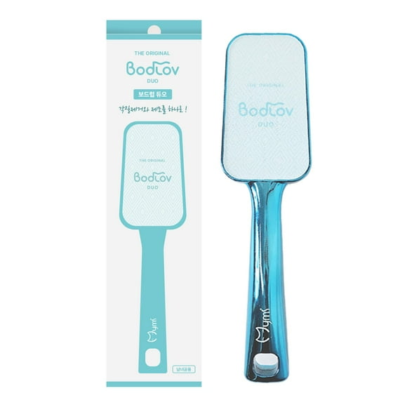 BODLOV Duo Eliminación de callos y borrado de vello en UNA Lima de pies de nanovidrio Piel húmeda y seca Piel Sin dolor y seguridad Lavado con agua Diseño ergonómico Higiene de uso Exfoliación de dobl