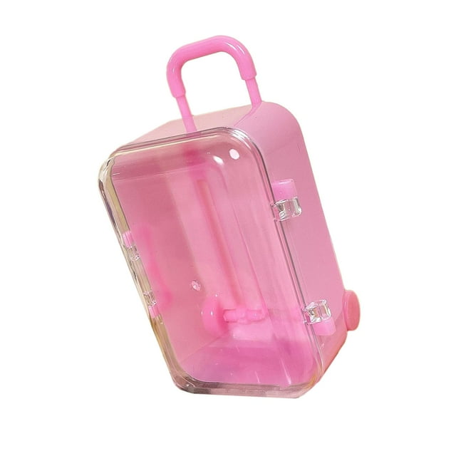 Trolley Maleta Pequeña Joyas en Miniatura Caja de Dulces para Cumpleaños, Fiestas, Despedidas de Soltera, Celebraciones Festivas Accesorios Caja de Re