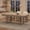 Gray, variant on Wood Extendable Table, 63" (86.6") x35.4", for 6-10 People, Sturdy Wooden Frame, for Kitchen, Living Room