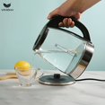 thumbnail image 2 of Eléctrica de Vidrio, 2L Tetera Eléctrica de Agua Caliente, Tetera de Vidrio Borosilicato, Libre de BPA, Tetera Inalámbrica de Hervido Rápido con Indicador LED y Mango Resistente al Calor, 2 of 11