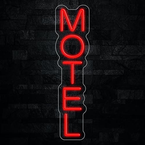 Motel LED Neon Sign 6"L x 24"H #32493