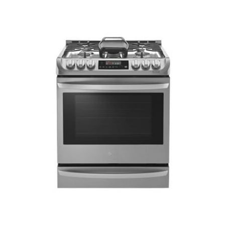 LG - 6.3 Cu. Ft. Slide-In True Convection Gas Range with EasyClean and UltraHeat Power Burner