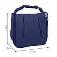 thumbnail image 2 of Small Hanging Travel Clouds Toiletry Bag Makeup Bag Cosmetic Organizer Portable - Navy blue, 2 of 7