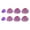 Purple, variant on 1Set Earbuds Cover In-Ear Tips Soft Silicone Ear Buds Accessories for Tune Earphone Eartips