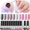 thumbnail image 1 of Juego de uñas LILYCUTE, secador de lámpara LED UV con 18/12 Uds., Kit de esmalte de uñas en Gel, juego de herramientas de manicura, taladro eléctrico para uñas, herramienta para uñas zhangmengya LED, 1 of 2