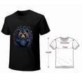 thumbnail image 4 of Panda T-shirt Panda unisex T-shirt Unisex tees Causal cotton Colourful print, 4 of 5