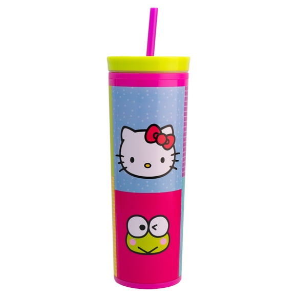 Vaso Alto Ambient 21 Térmico doble pared reutilizable 450 ml Hello Kitty & Friends