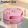 thumbnail image 3 of Shower Steamer Holder with Suction Cups, Oimcto Non Slip Silicone Aromatherapy Holder Wall Mounted Soap Storage Rack, Hollow Out Shower Tablet Tray for Bathroom Wardrobe Drawer, Pink, 3 of 6