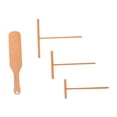 thumbnail image 2 of Juego de 4 espátulas y palas para crepes, espátula para dosa, práctica herramienta de repostería para cocinar crepes, sartén para crepes para el hogar, 2 of 9