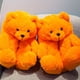 thumbnail image 1 of Zapatos de Interior de oso de peluche para mujer, Zapatillas de casa de piel de Animal lindo, deslizantes divertidos, zapatillas de felpa para mujer, diseñador, Invierno, 1 of 4