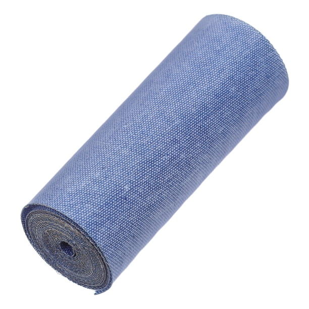 WEUVEB Parche De Tela Azul Para Reparar Ropa Con Aplicación A Fácil Y Rápida