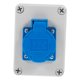 thumbnail image 5 of FOMIYES Caja Eléctrica Para Exteriores Con Cubierta Impermeable Y Portátil Para Camping, 5 of 8