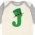 thumbnail image 4 of Inktastic Irish St Patricks Day Letter J Monogram Boys or Girls Long Sleeve Baby Bodysuit, 4 of 5