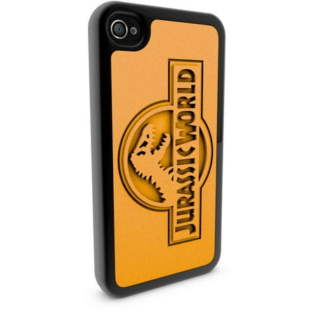 Apple iPhone 4 and 4S 3D Printed Custom Phone Case - Jurassic World - Logo
