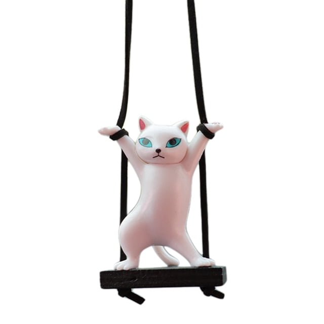 Coche Gato Suministros Interior Coche Coche Coche (blanco) (gato Blanco)