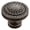 WOA, variant on 1-3/8" Dia. Mountain Lodge Knob - Black Iron