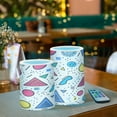 thumbnail image 3 of Yayeee Flameless Candles with Remote Flickering Battery Operated Multi Color Changing, Red Retro Pattern, 3 of 7