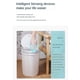 thumbnail image 3 of Contenedor de basura con sensor inteligente de 12 l, dispensador de basura para interiores de cocina con tapa, sin ruido gris, 3 of 9