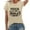 Beige, variant on Tiweut Womens Stuck in The Upside Down T-Shirt Short Sleeve Crew Neck Graphic Print Casual Wear For Everyday Loose Fit Tops,Beige,L