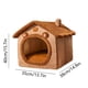 thumbnail image 3 of Caseta plegable para perros, caseta para perros pequeños, medianos y gatos, cálida para invierno, para chihuahuas, productos para mascotas, cesta, cueva para cachorros, sofá, caseta para gatos., 3 of 6