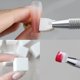 thumbnail image 4 of 200 pcs Nail Sponge, with Metal Clip, Used to Create a Variety of Gradient Nail Art Patterns (White), 4 of 5