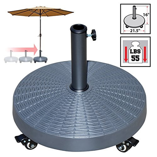 Strong Camel Outdoor Patio Umbrella Resin Weight Base Stand Deck