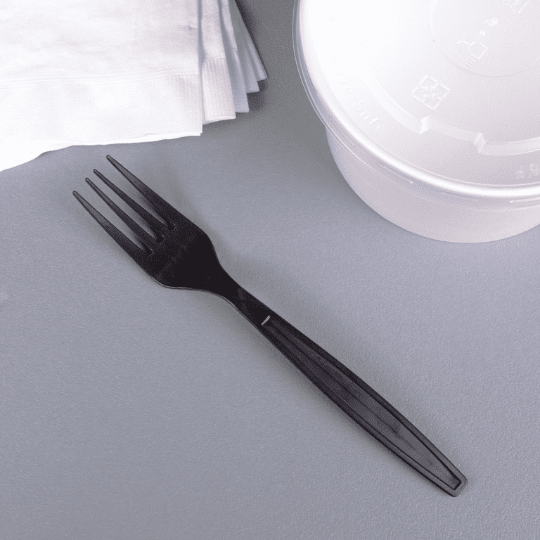 Individually Wrapped Forks Individually Wrapped Cutlery 500 Count Black Plastic Forks ...