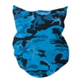 thumbnail image 1 of Top Headwear Face Covering Neck Gaiter - Sea Camo, 1 of 1