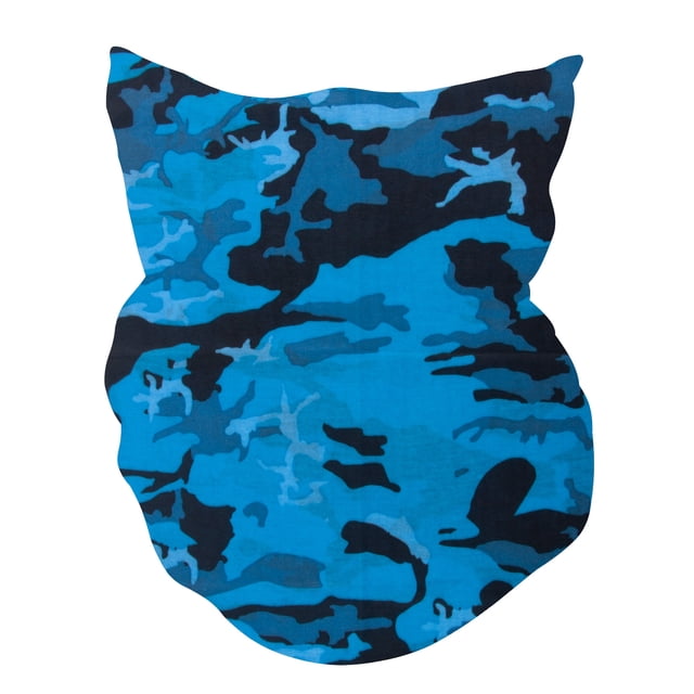 Top Headwear Face Covering Neck Gaiter - Sea Camo