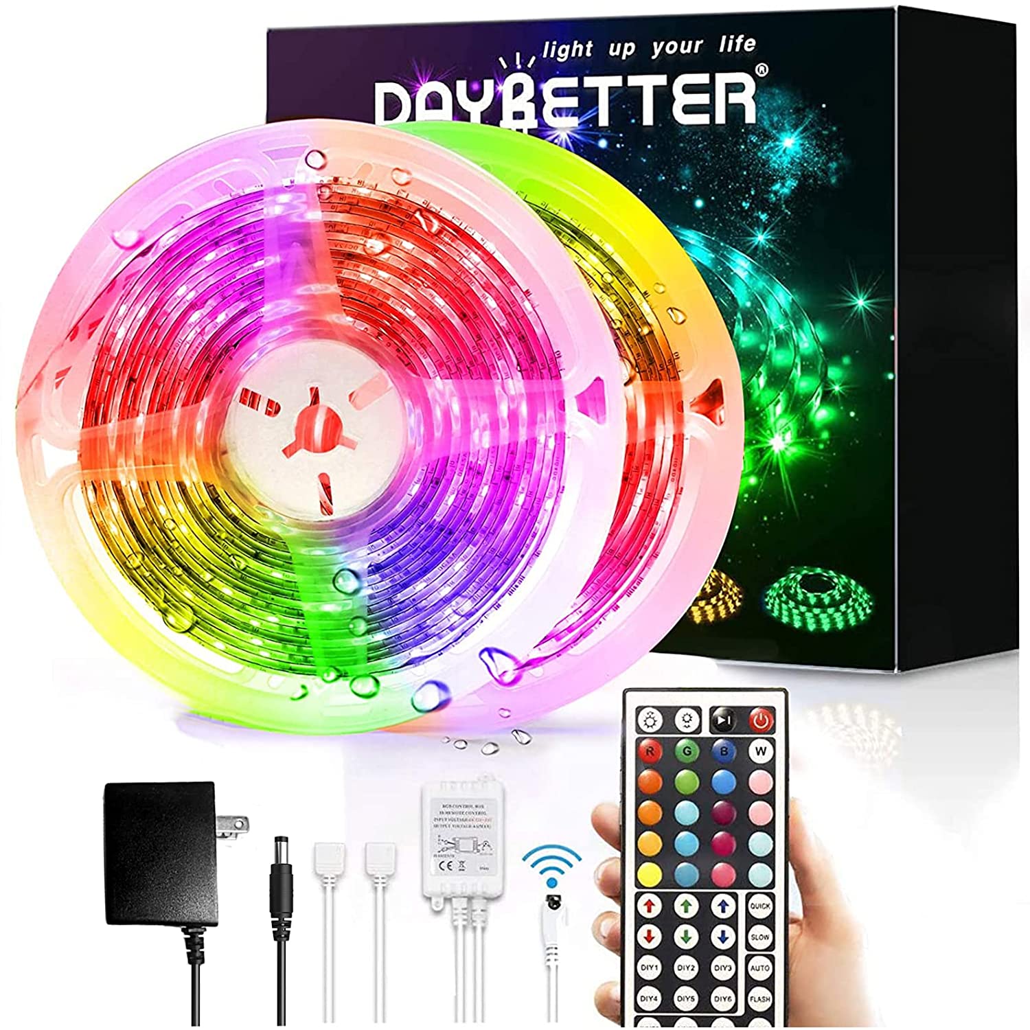 daybetter led strip lights 100ft