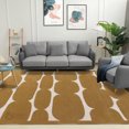 thumbnail image 6 of Teppich Homes Geometric Luxury Under Your feet Contemporary Tufted Mustard Geometric Area Rug, 10' x 13', Quick Dry, 6 of 10