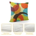 thumbnail image 4 of Acheng Mid Century Retro Circle Throw Pillow Covers Cushion Case for Sofa Bedroom Home Decor White, 4 of 5