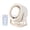 White, variant on Table Fan With Remote 2400mAh Powered 5 Speed Settings 3 Color Light Dimmable Small Fan For Desktop Wall Mount Camping