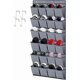 thumbnail image 1 of Organizador de zapatos para puerta con 24 bolsillos, bolsa de almacenamiento de zapatos plegable, organizador de colección de zapatos con Croc, 1 of 5