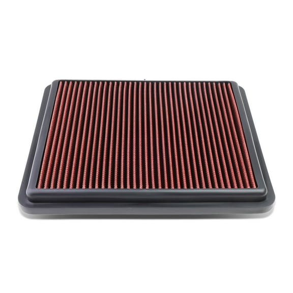 DNA Motoring AFPN-068-RD Optima / Sorento / Santa Fe / Sonata Reusable & Washable Replacement High Flow Drop-in Air Filter (Red) Fits select: 2011-2015 HYUNDAI SONATA, 2011-2015 KIA OPTIMA