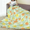 thumbnail image 6 of Vsdgher Tree Palms Lemon Ultra-Soft Micro flannel Blanket Throw Blankets for Couch Sofa, Bed (4 sizes)-60"x50", 6 of 7