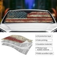 thumbnail image 3 of Kdxio American Flag1 Print Front Windshield Sun Shade,Folding Auto Sunshade for Car Truck SUV-Small, 3 of 5