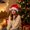 B, variant on Christmas LED Light Up Hat with Numbers & Letter Lights, Glowing Santa Hat with Colorful Built-in Bulbs, Reusable Battery-Powered Costume Accessory for Holiday Party Parade Performance