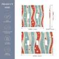 thumbnail image 2 of Yayeee Toggle Light Switch Wall Plate 3-Gang 6.37"x4.48" Decorative Outlet Cover, Light Blue Pattern, 2 of 7