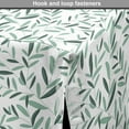 thumbnail image 4 of Garden Dog Crate Cover, Olive Branches with Leaves Classic Simplistic Soft Spring Time Theme, Easy to Use Pet Kennel Cover for Medium Large Dogs, 35" x 23" x 27", Almond Green Green, by Ambesonne, 4 of 6