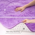 thumbnail image 3 of Softlife Super Fluffy Rugs Ultra Soft Shag Rug for Bedroom Living Room,6'x9',Purple, 3 of 7