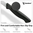 thumbnail image 6 of HUMBEE 8-Inch Slicer knife With Granton edge , Black, DT-40 Series, 6 of 7