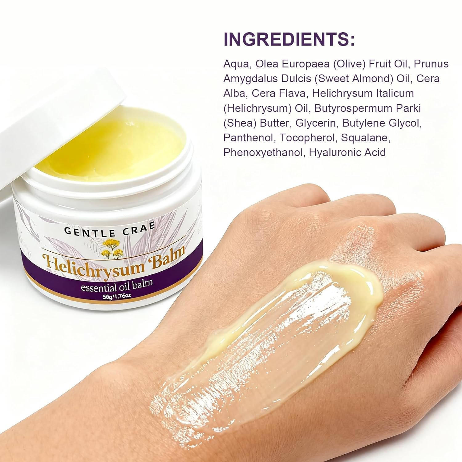 SKSOYT Helichrysum Balm with Essential Oil and Beeswax photo 6