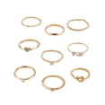 thumbnail image 4 of Houderco 1Jgo Anillo De Dedo Femenino Dorado Con Ondulado Y De, 4 of 8
