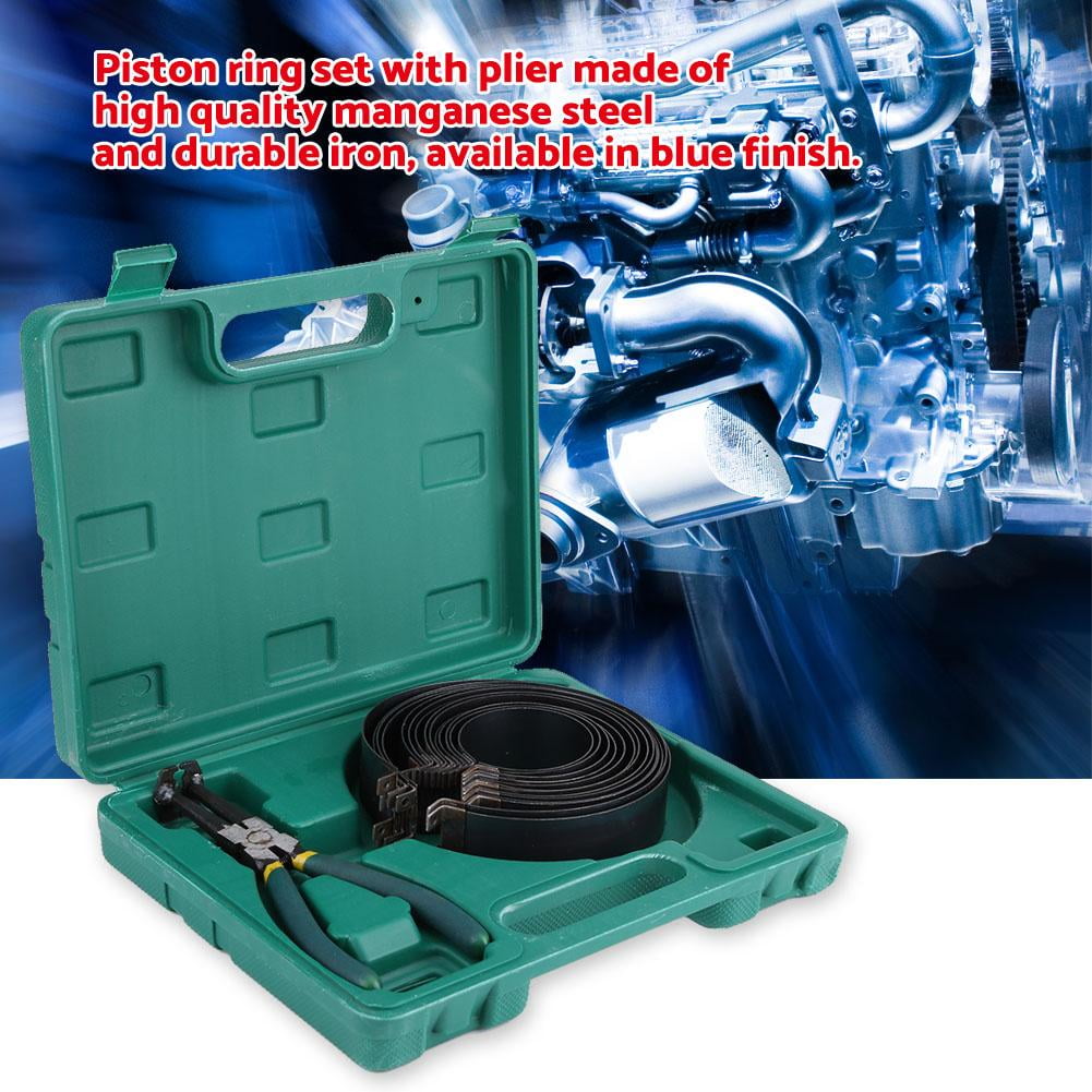 Tebru Car Auto Engine Piston Ring Compressor Plier Set Repair Tools Kit