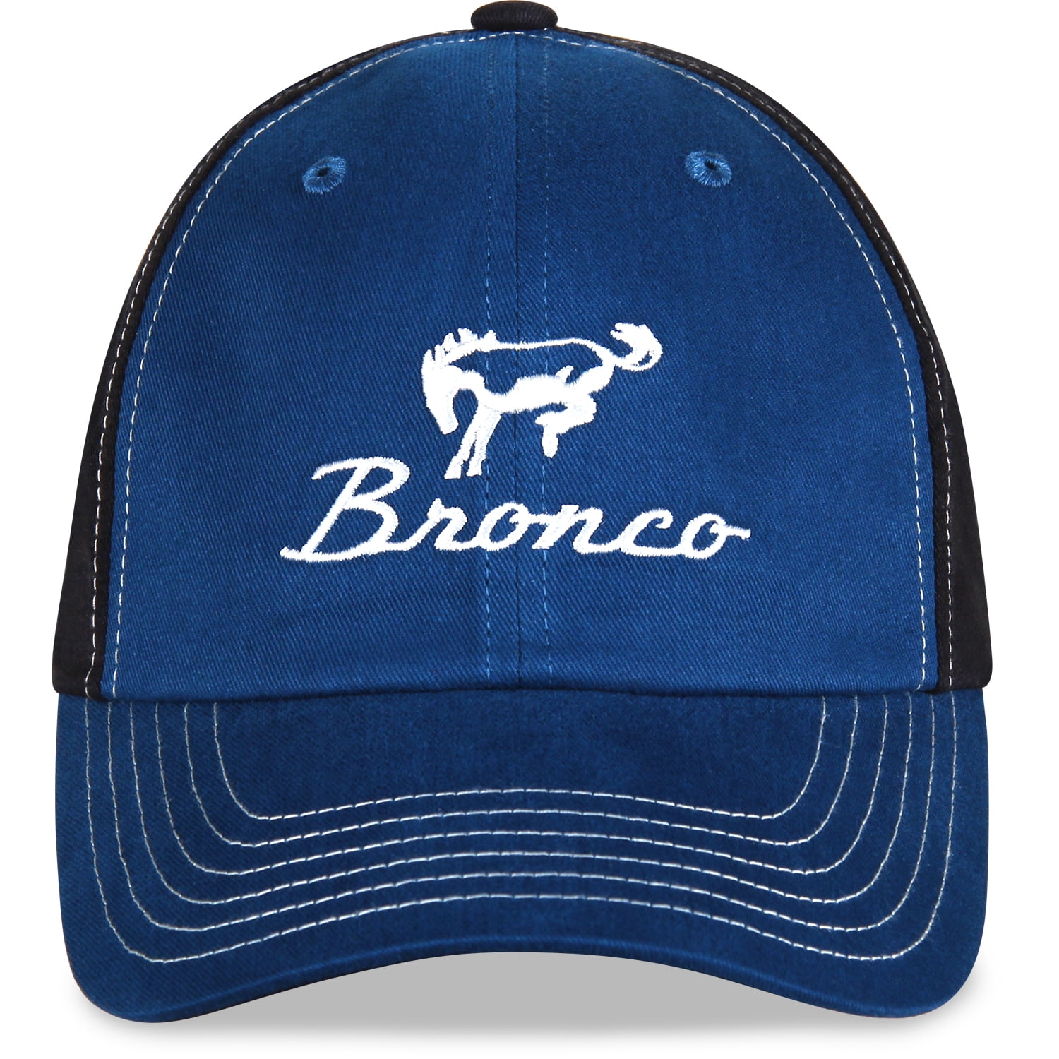 Ford Bronco Blue and Black Unstructured Cotton Hat